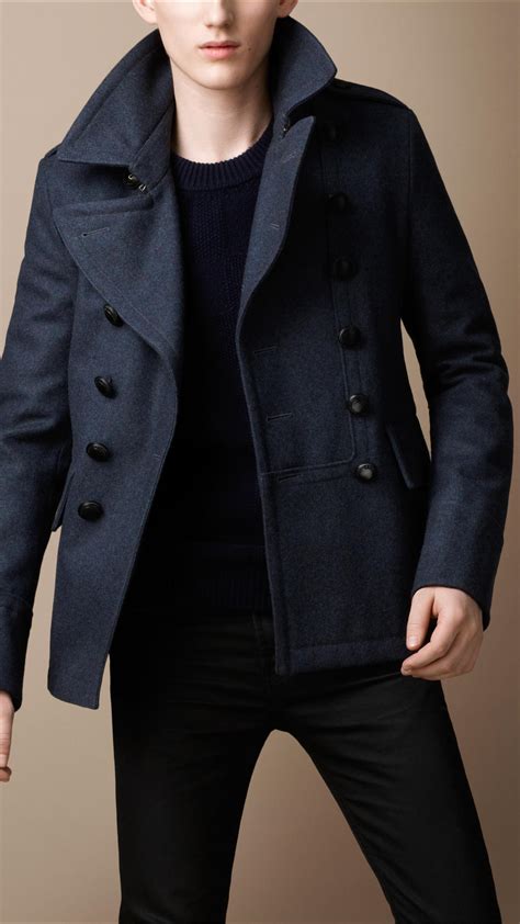 burberry brit topcliffe peacoat|Burberry clothing for men.